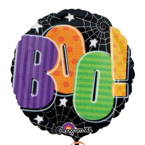 Foil Round Halloween Boo Balloon | 18"