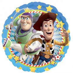 Foil Round Disney Toy Story Woody & Buzz Balloon | 18"