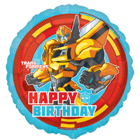 Foil Round Transformers Birthday Balloon | 18"