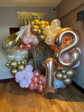 1.5 Metre Hoop - Incl. Chrome & 2 x 34" Numbers, with a personalised bottle