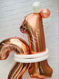21st Birthday Rose Gold Double Number Column Bundle