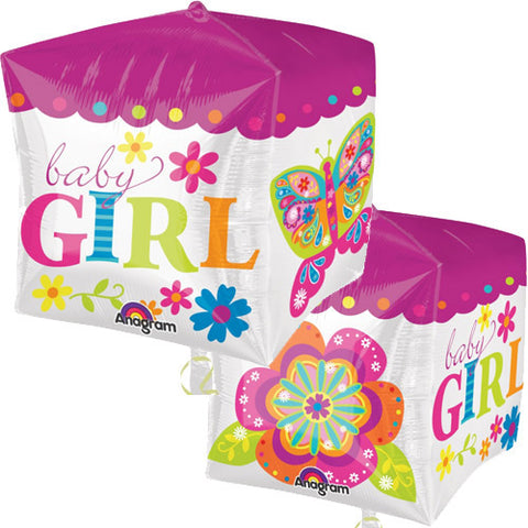 Baby Girl Cubez Balloon | G20 | 15"