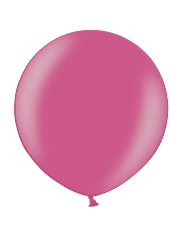 Fuchsia Latex Metallic Balloons | 2ft