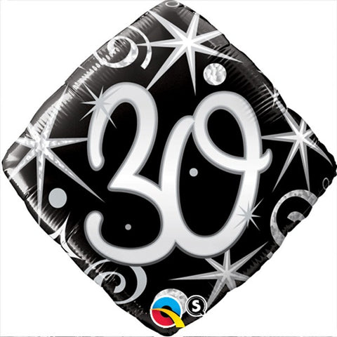 Diamond 30th Birthday Foil Balloon | S40