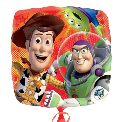 Foil Square Disney Toy Story Woody & Buzz Balloon | 18"