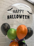 1 x Deluxe Halloween Personalised Stuffed Clear Balloon