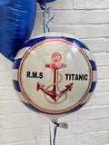 Titanic Themed Personalised Foil Bunch