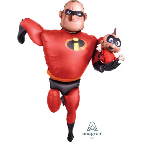 The Incredibles 2 - Mr Incredible and Jack Jack Airwalker Balloons | P93