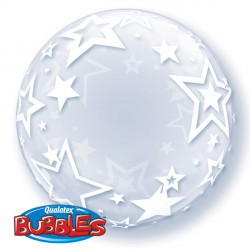 Bubble Deco Stylish Stars Balloon | 24"