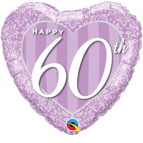 Happy 60th Foil Balloon | 18"