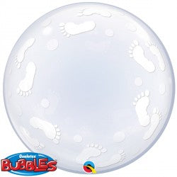 Bubble Deco Baby Footprints Balloon | 24"