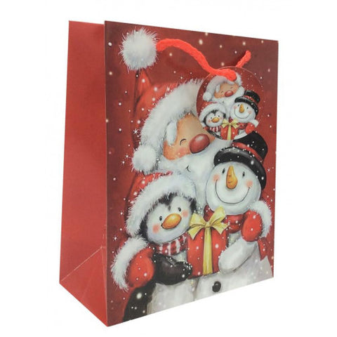 Santa & Friends Gift Bag | Large  | Collection