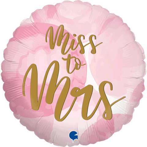 Miss to Mrs Foil Balloon  | 18" | S40