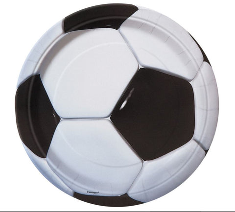 Football 7" Plates | Pack of 8
