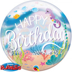 Bubble Message Birthday Mermaid Party Balloon | 22"