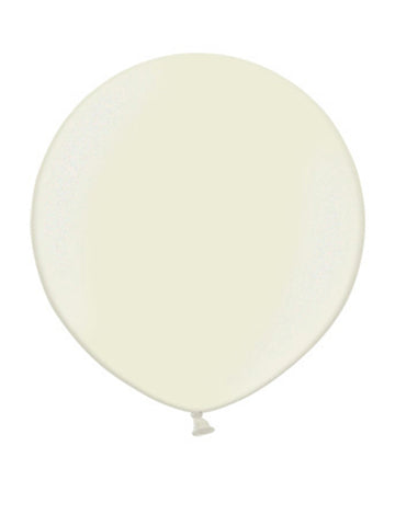 Ivory Latex Metallic Balloons | 2ft