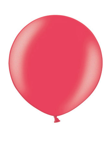 Red Latex Metallic Balloons | 2ft