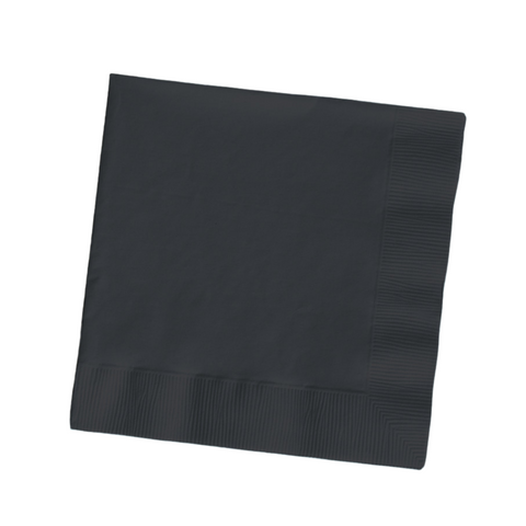 Black Paper Napkins | 20 Pack