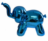 Small Blue Balloon Elephant Ornament