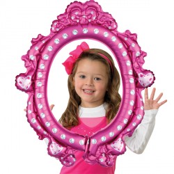 Airfilled Princess Themed Selfie Frame |  21" x 25"