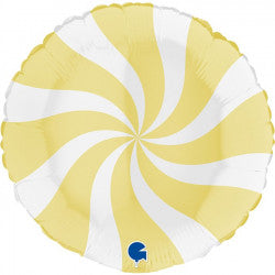 Yellow Sweet Swirl | 18" Foil