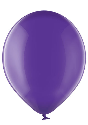 Latex Crystal Purple Balloons | 12"