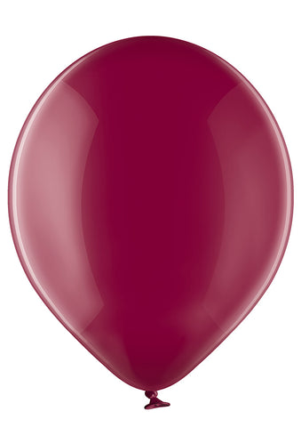 Latex Crystal Burgundy Balloons | 12"