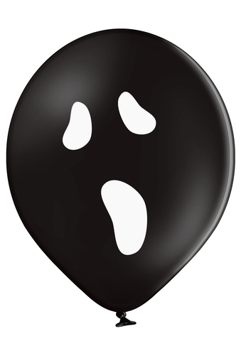 Latex Preprinted Ghost Balloons | 12" | 10 Pack