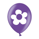 Flower Latex Preprinted Balloons | 10" | 10 Pack