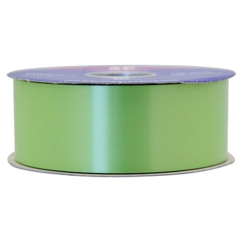 Lime Green Wide Satin Ribbon | 100 Yards