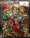 50 Assorted Coloured Gift Wrapping Bows