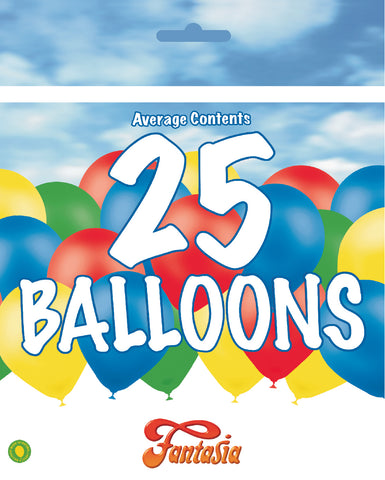 Bargain Latex Assorted Balloons | 25