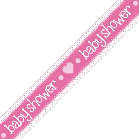 Pink Baby Shower Banner | 9ft