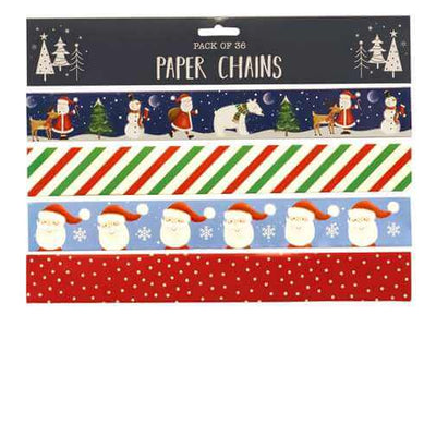 Pack of 36 Christmas Paper Chains