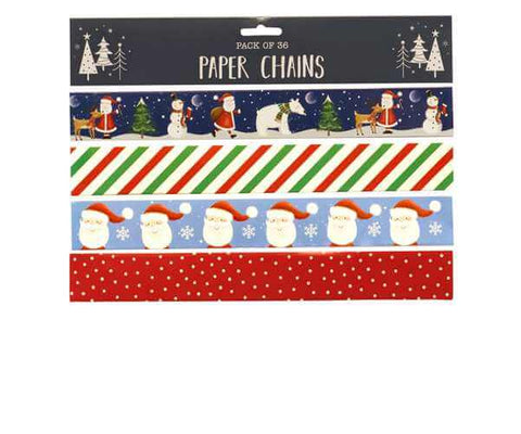 Pack of 36 Christmas Paper Chains
