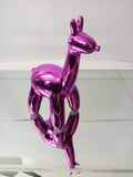 Medium Pink Balloon Giraffe Ornament