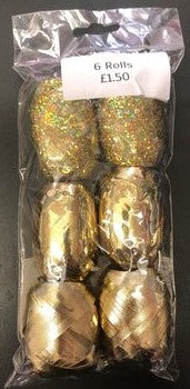 Gold Gift Wrapping Ribbon