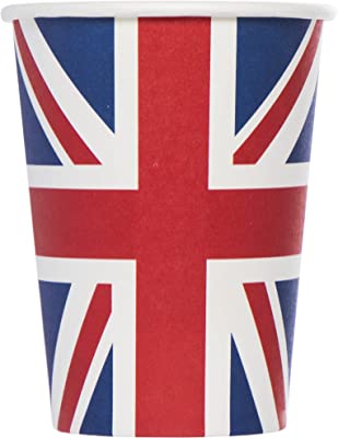 Union Jack 9oz Paper Cups | Pack of 12