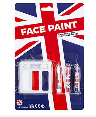 Union Jack Face Paint