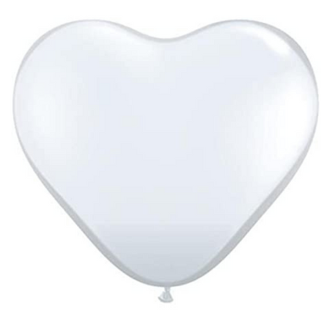 Latex Heart Clear Balloons | 18"