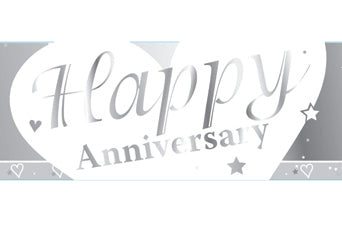 Happy Anniversary Foil Banner | 9ft