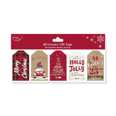 Pack of 40 Gift Tags