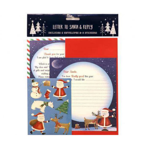 Letter to Santa and Reply Pack