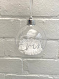 Personalised Snow Filled Bauble - Small | Collection