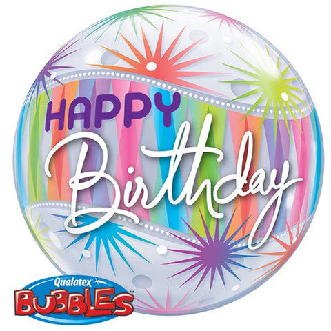 Birthday Sorbet StarBlast 22" Balloon Bubble