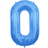 Foil Letters Metallic Blue Balloons | 34"