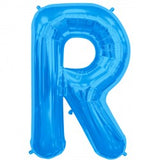 Foil Letters Metallic Blue Balloons | 34"