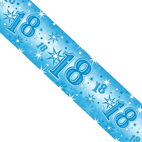 Multiple Designs - Blue Sparkle Birthday Banners | 2.6m
