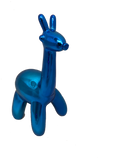 Large Blue Balloon Giraffe Ornament