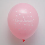 Latex Preprinted Christening Balloons | 12" | 10 Pack